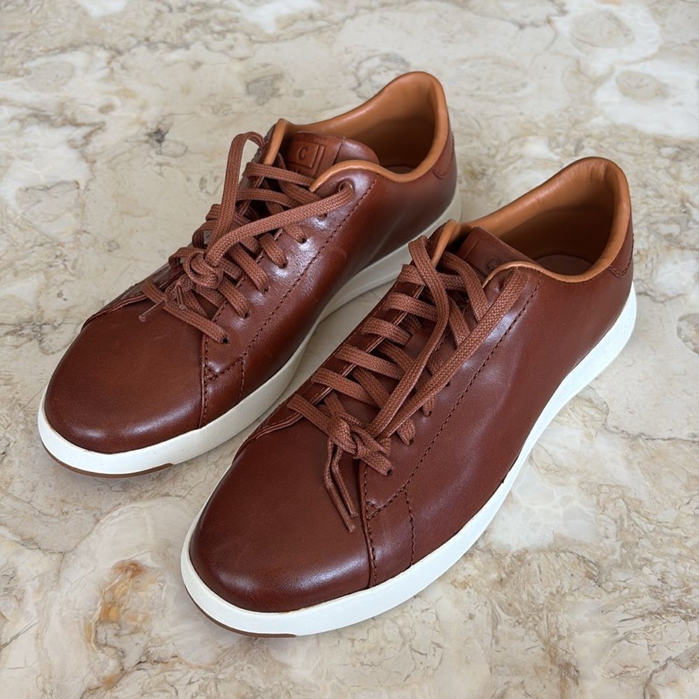 NEW! Cole Haan GrandPrø Tennis Leather Ultra Lightweight Sneakers Unisex - Picture 3 of 12